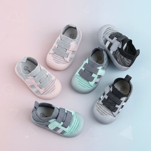 TinyRunner – Sportief & Ademend – Mesh Babyschoenen met Zachte Zool