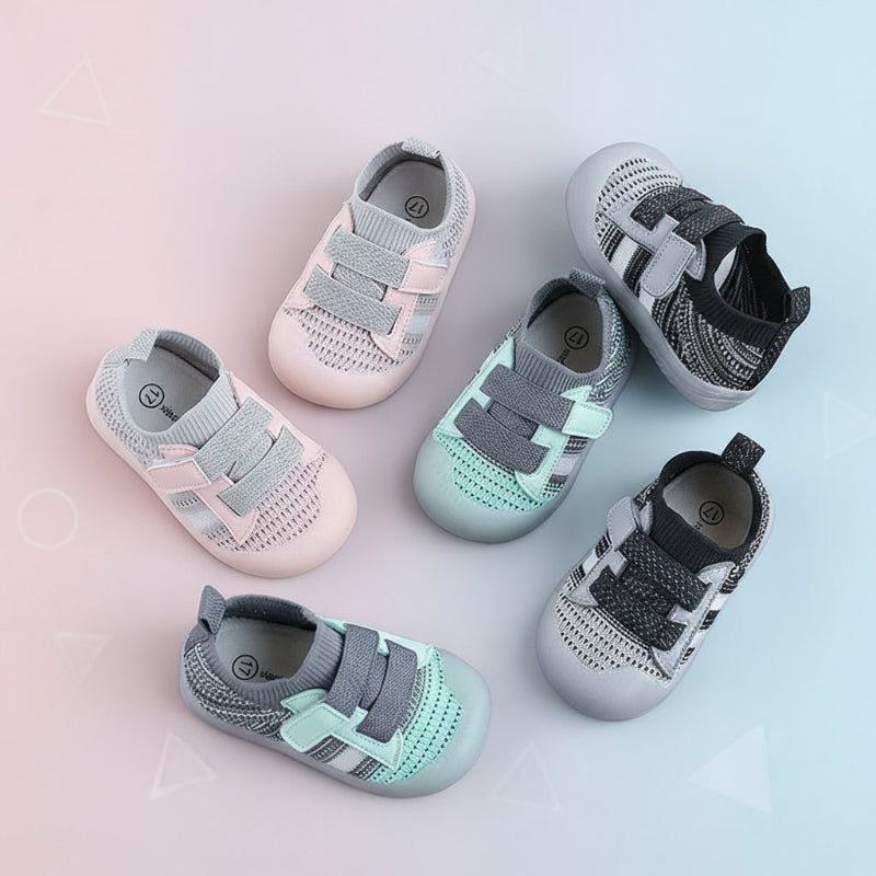 TinyRunner – Sportief & Ademend – Mesh Babyschoenen met Zachte Zool