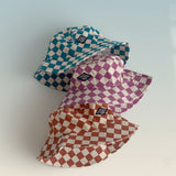 Bucket Hat – Schattig & Beschermend – Kinder Hoed Geruit