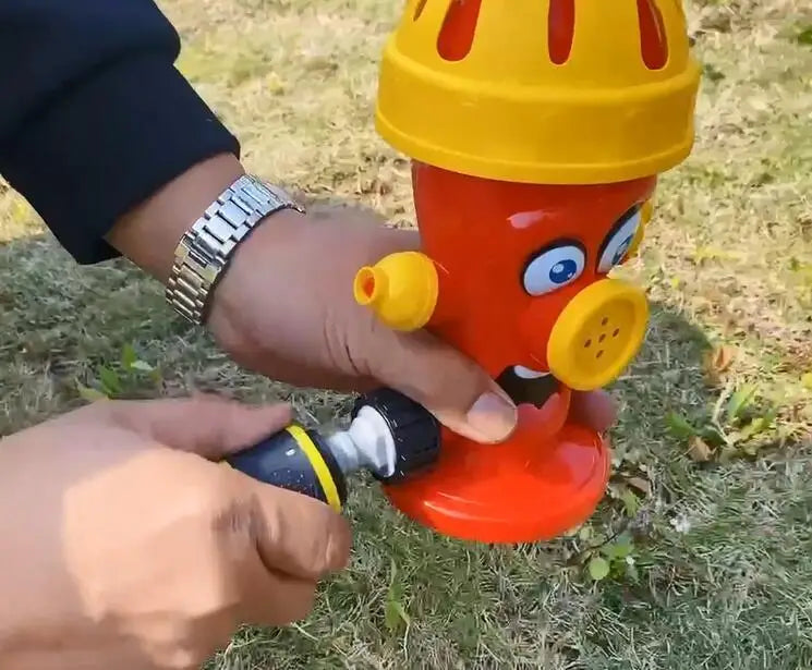 Cartoon Hydrant™ - Waterfeestje in de Tuin - Speelse Fontein