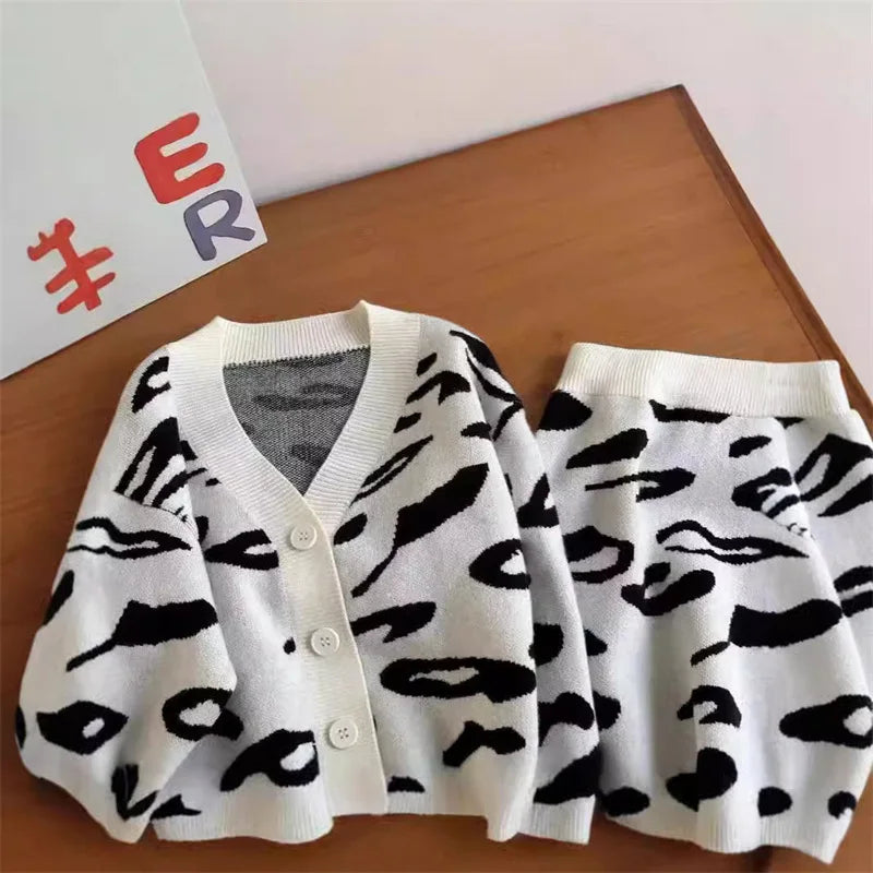 Mini Fashion™ - Warm & Stijlvol - Leuke Lente Kinderset