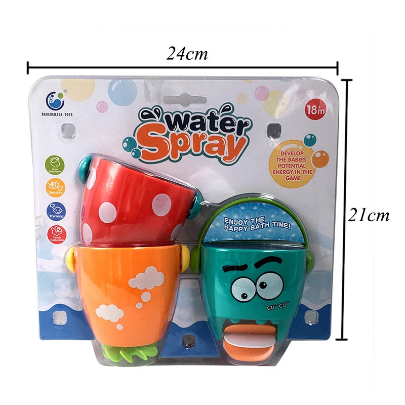 BathCups – Praktisch & Leuk – Gietbekertjes Bad Speelgoed