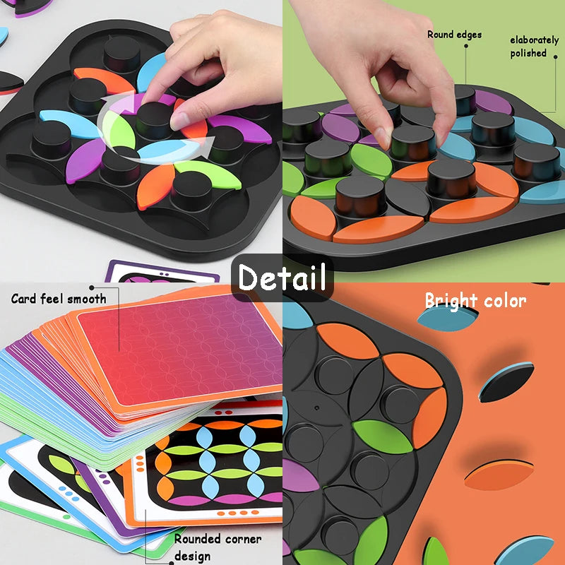 Rotating Logic™ - Uitdagend Puzzelen - Tangram Bordspel
