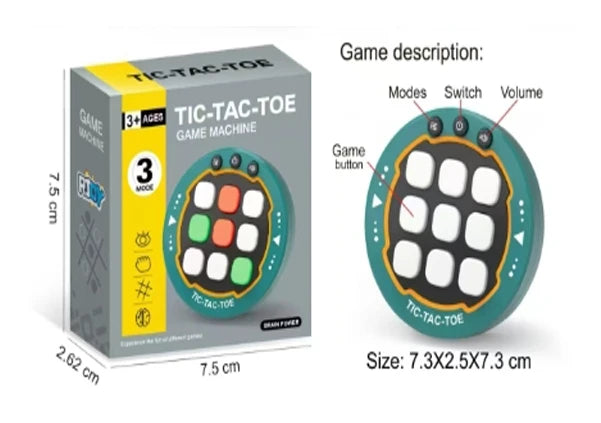 Portable Tic Tac Toe™ - Pocket Puzzelstrijd - Boter-kaas & Eieren