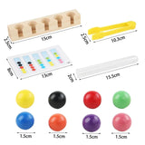 Tube Clip Beads™ - Slim Denkspel - Kleur & Motoriek Spel