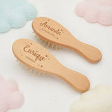 Personalized Hairbrush – Zacht & Uniek – Gepersonaliseerde Baby Haarborstel Set
