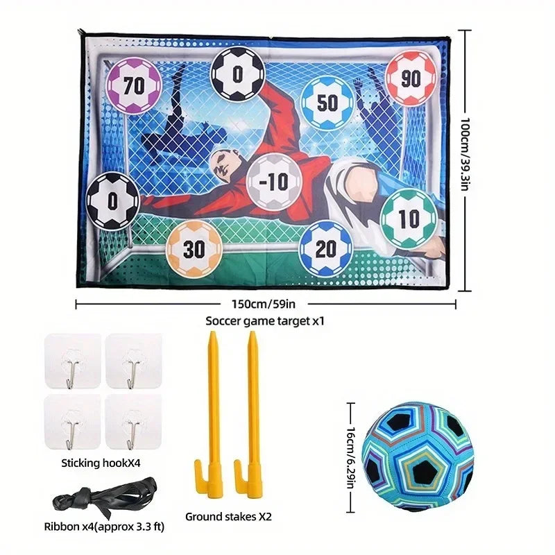 Sticky Soccer™ – Plak & Trap – Speelmat Voetbal