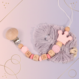 Personalized Pacifier Chain – Veilig & Stijlvol - Gepersonaliseerde fopspeenketting