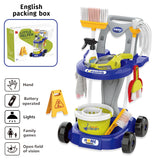 CleanPlay – Leerzaam & Leuk – Speelgoed Schoonmaaktrolley