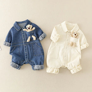 Mini Fashion™ - Comfortabel & Stijlvol - Denim Jumpsuit