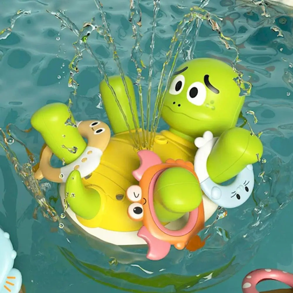 Water Turtle™ – Spetterpret in bad – Schildpad Fontein