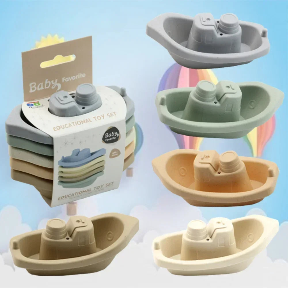Stack & Splash™ – Stapelbare Bootjes – Badset
