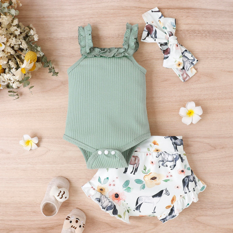 Baby Girl Summer Outfit – Schattig & Luchtig – Baby Kleding Set