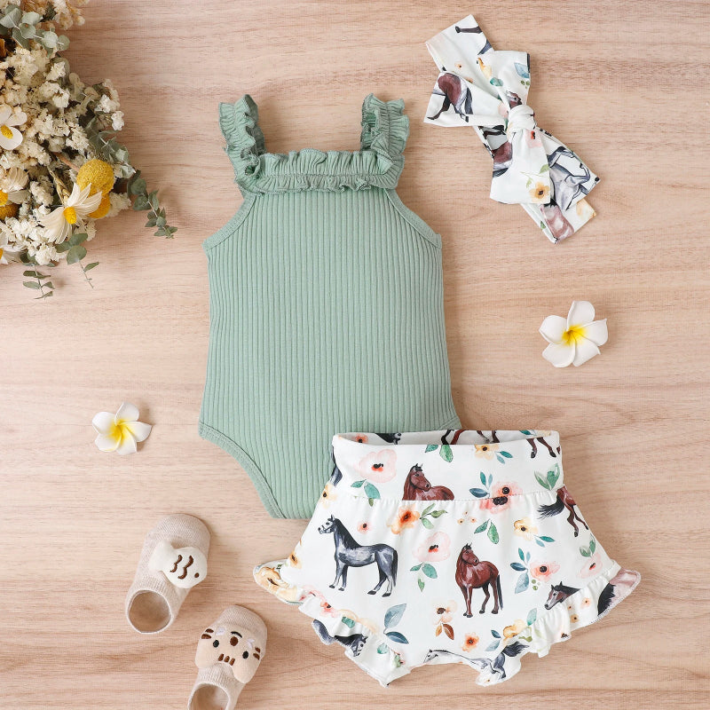 Baby Girl Summer Outfit – Schattig & Luchtig – Baby Kleding Set