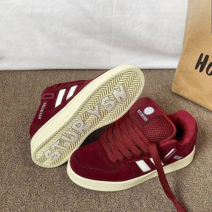 UrbanStep – Trendy & Comfortabel – Bordeauxrood Sneaker