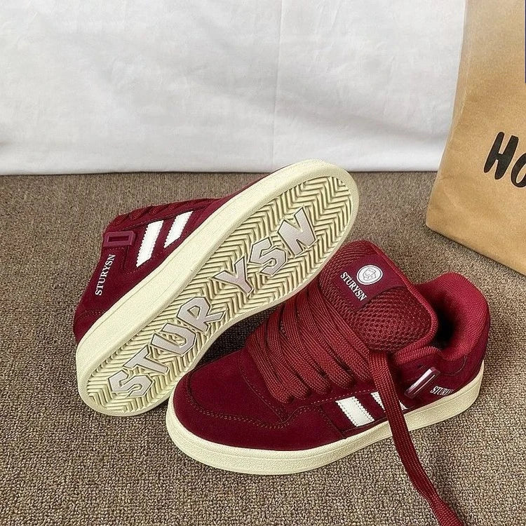 UrbanStep – Trendy & Comfortabel – Bordeauxrood Sneaker