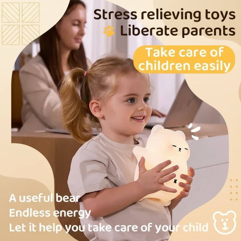 LumiBear – Schattig & Kalmerend – Slaaplamp met Zacht Licht