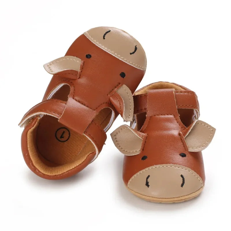 Mini Fashion - Zachte Eerste Stapjes - Dieren Kinder Schoentjes