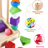 Woods™ - Stimuleer Creativiteit & Verbeter Vaardigheden - Kleurrijke Montessori Puzzelset