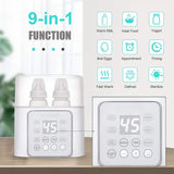 WarmEase - Altijd Perfect Warm - Multifunctionele 9-in 1 Flessenwarmer