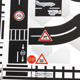 KidoTape – Kleurrijk & Handig – Verkeersweg Sticker Tape Set