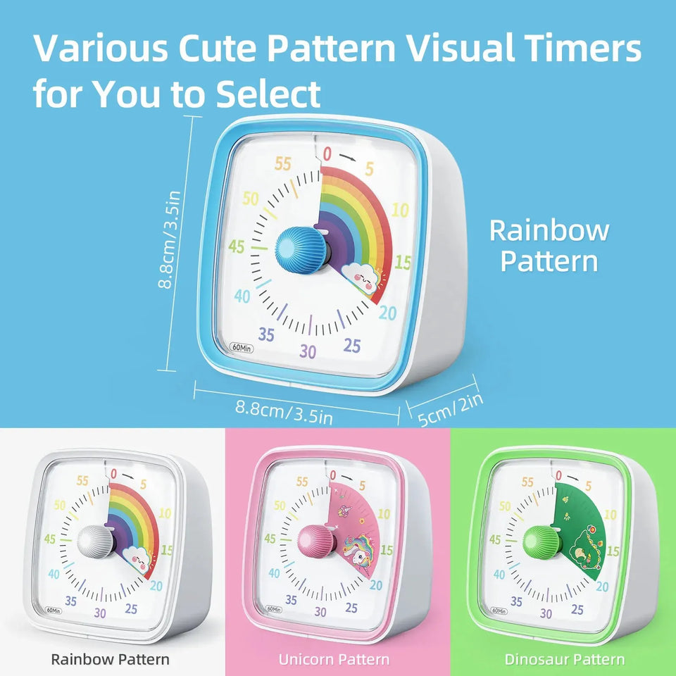 Visual Timer – Kleurig & Kalm – Kinder Timer