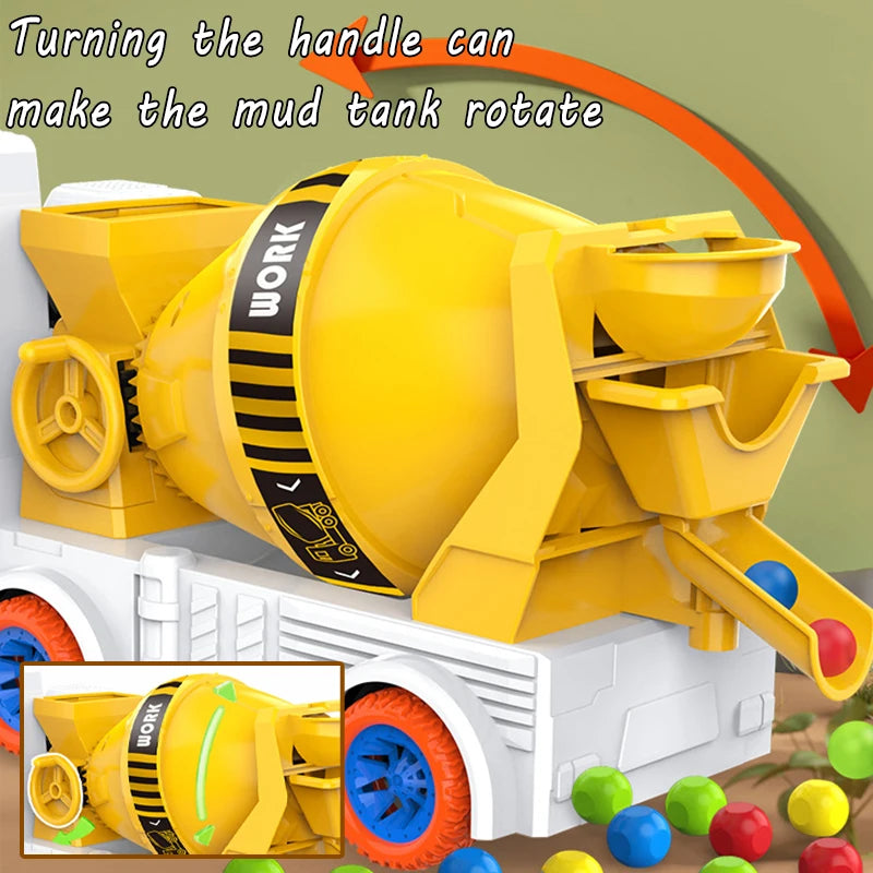 Power Mixer Truck™ – Draai & Bouw Pret – Speelgoed Bouwvoertuig