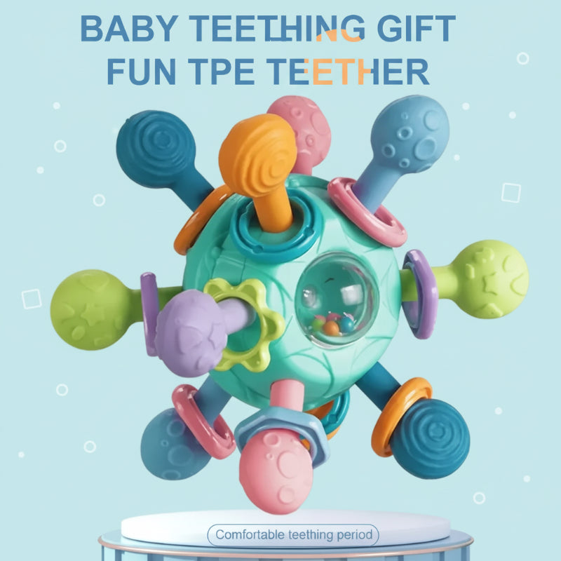 CalmChew – Zacht & Veilig – 3-in-1 Siliconen Bijtring