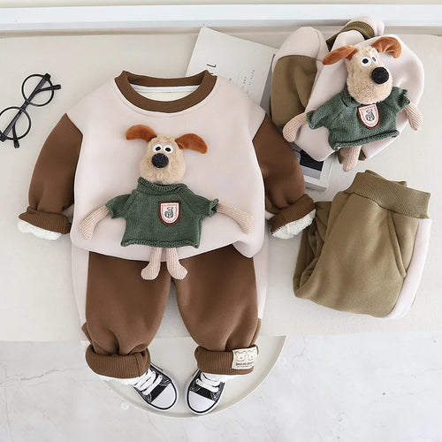 Mini Fashion™ - Warm & Zacht - Herfst Joggings Pak voor Kinderen