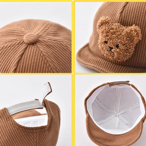 Mini Fashion - Stoer & Schattig - Corduroy Kinderpet Beertje