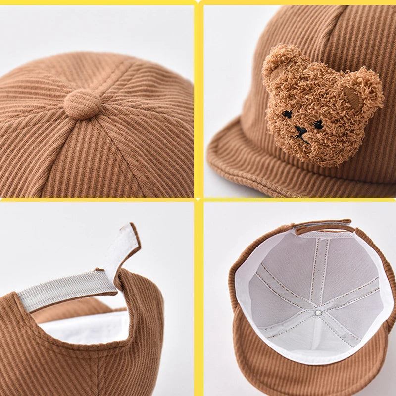 Mini Fashion - Stoer & Schattig - Corduroy Kinderpet Beertje