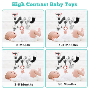 Baby Spiral Toy™ - Autostoel & Kinderwagen Speelgoed