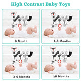 Baby Spiral Toy™ - Autostoel & Kinderwagen Speelgoed