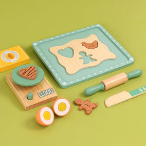 Woods™ - Stimuleer Creativiteit & Vaardigheden - Houten Speelkeuken Set