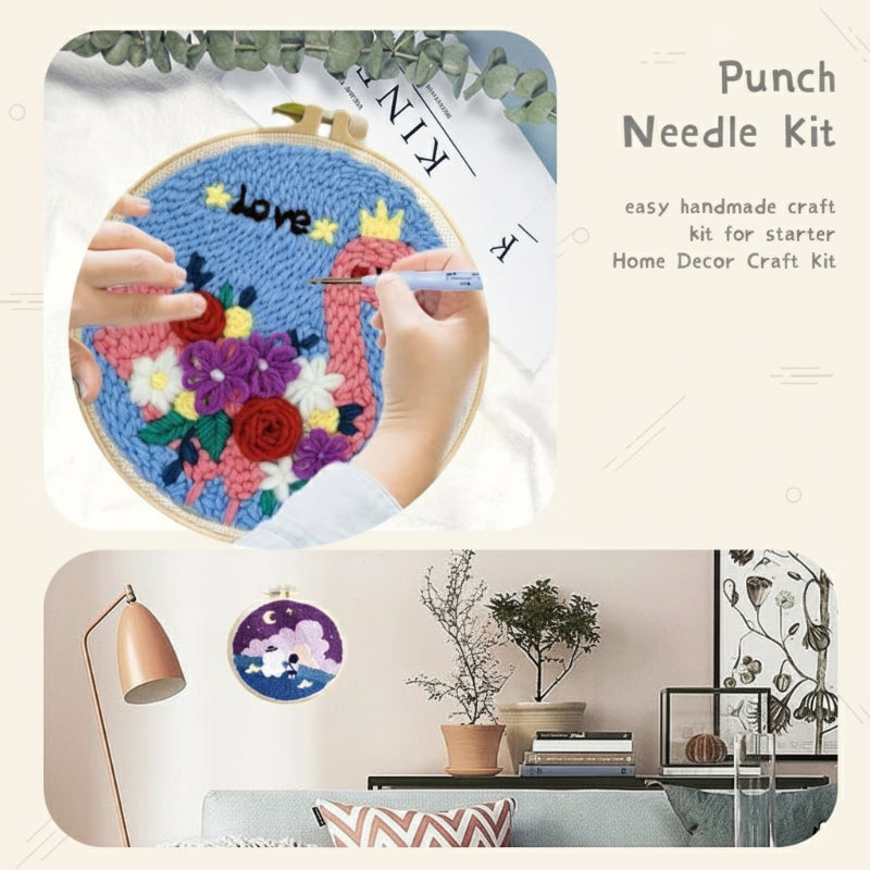 SoftLoop – Zacht & Creatief – DIY Punch Needle Thuisdecor Set