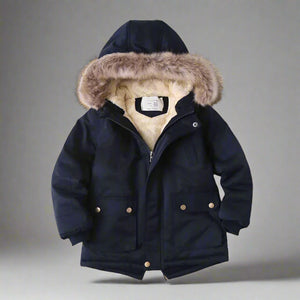 CozyTrend – Elegant & Warm – Parka Winterjas met Bontkraag