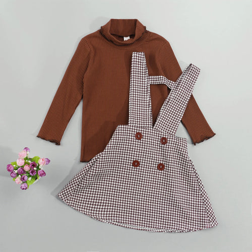 Mini Fashion™ - Schattig en Stijlvol - Tweedelige jurken set