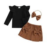 Mini Fashion™ - Top-rok combinatie met haarband