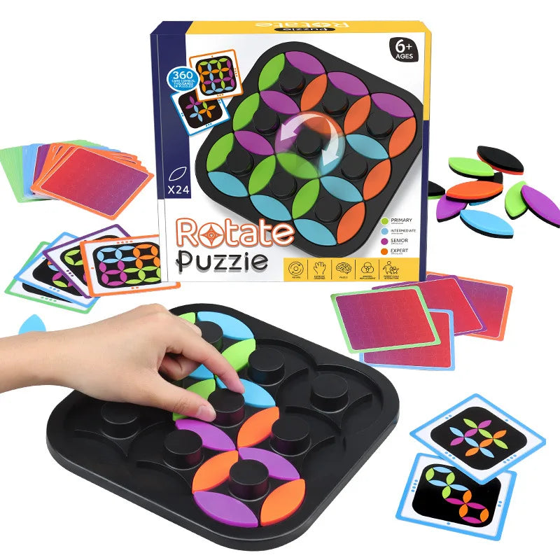 Rotating Logic™ - Uitdagend Puzzelen - Tangram Bordspel