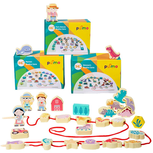 Lace & Thread™ – Stapel & Rijg Spel –  Kralen Rijgen