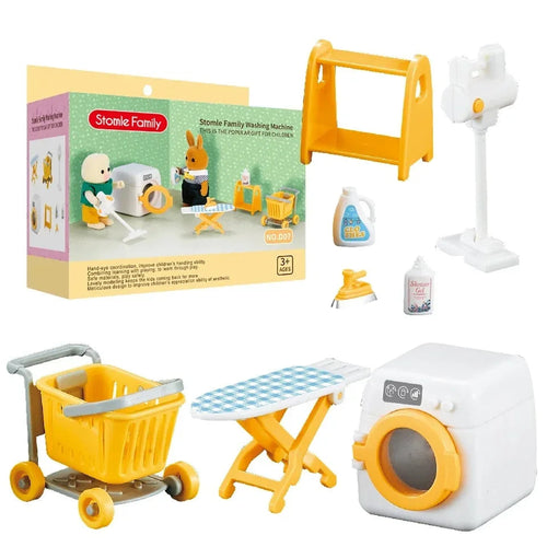 Mini Washing Machine Set™ - Leuk & Leerzaam - Speelse Mini Wasmachine Set