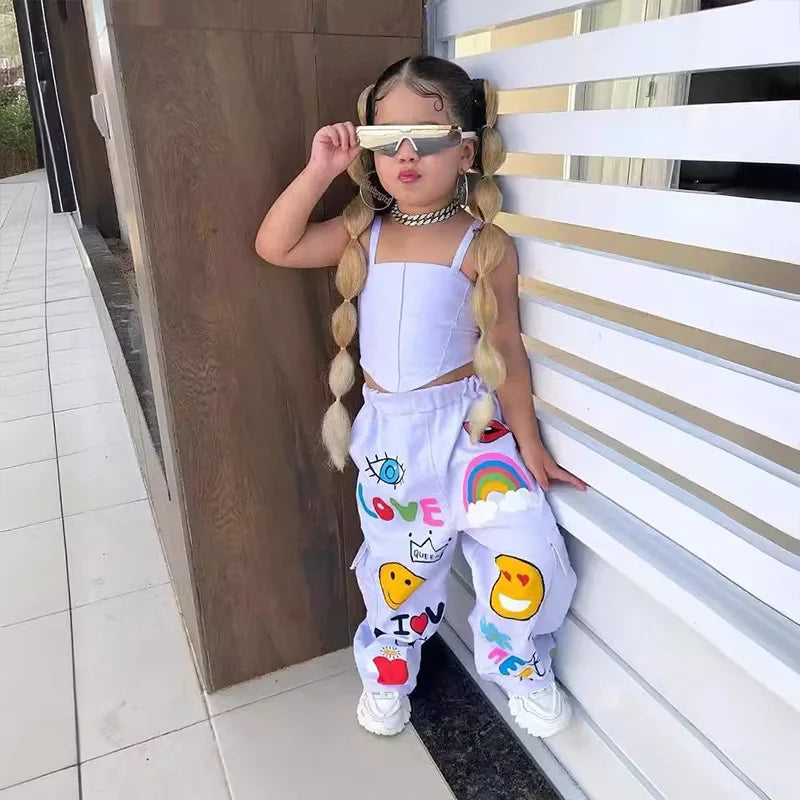 Mini Fashion™ - Kinder Modieuze tanktop & broek set