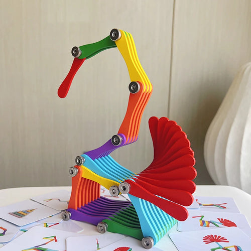 Folding Brain Toy™ – Denk & Speel – Houten Vouwpuzzel