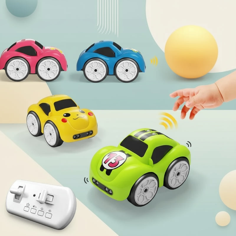 TinyRacer – Tekenplezier & Slim Rijden – Autonome Cartoon Auto