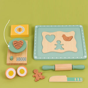 Woods™ - Stimuleer Creativiteit & Vaardigheden - Houten Speelkeuken Set