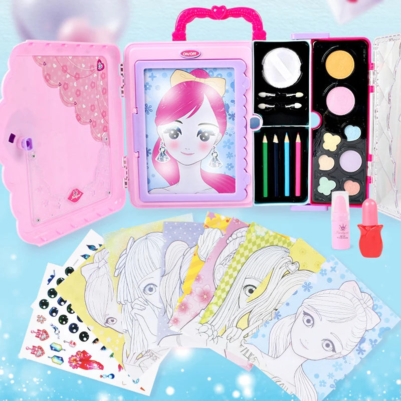 Glam Draw - Fantasie & Fun - Make-Up Tekenset
