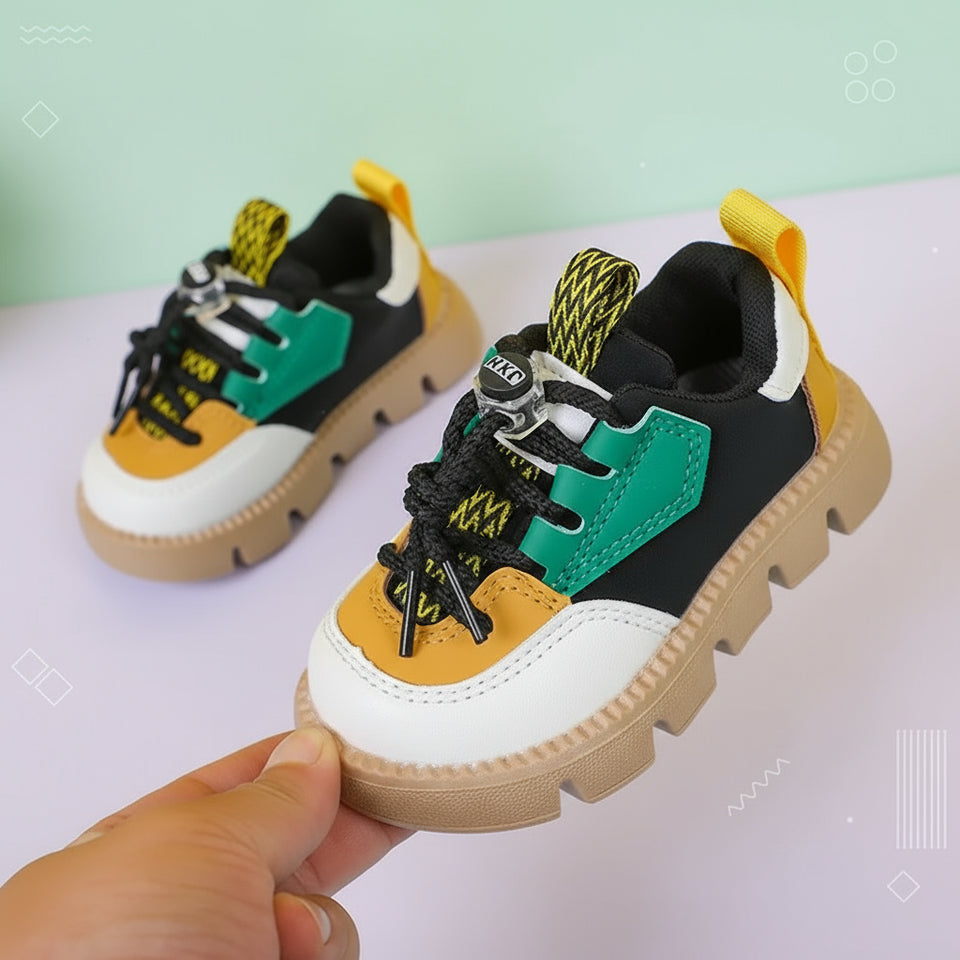 KidoStep – Zacht & Praktisch – Stoere kindersneakers met dikke zool