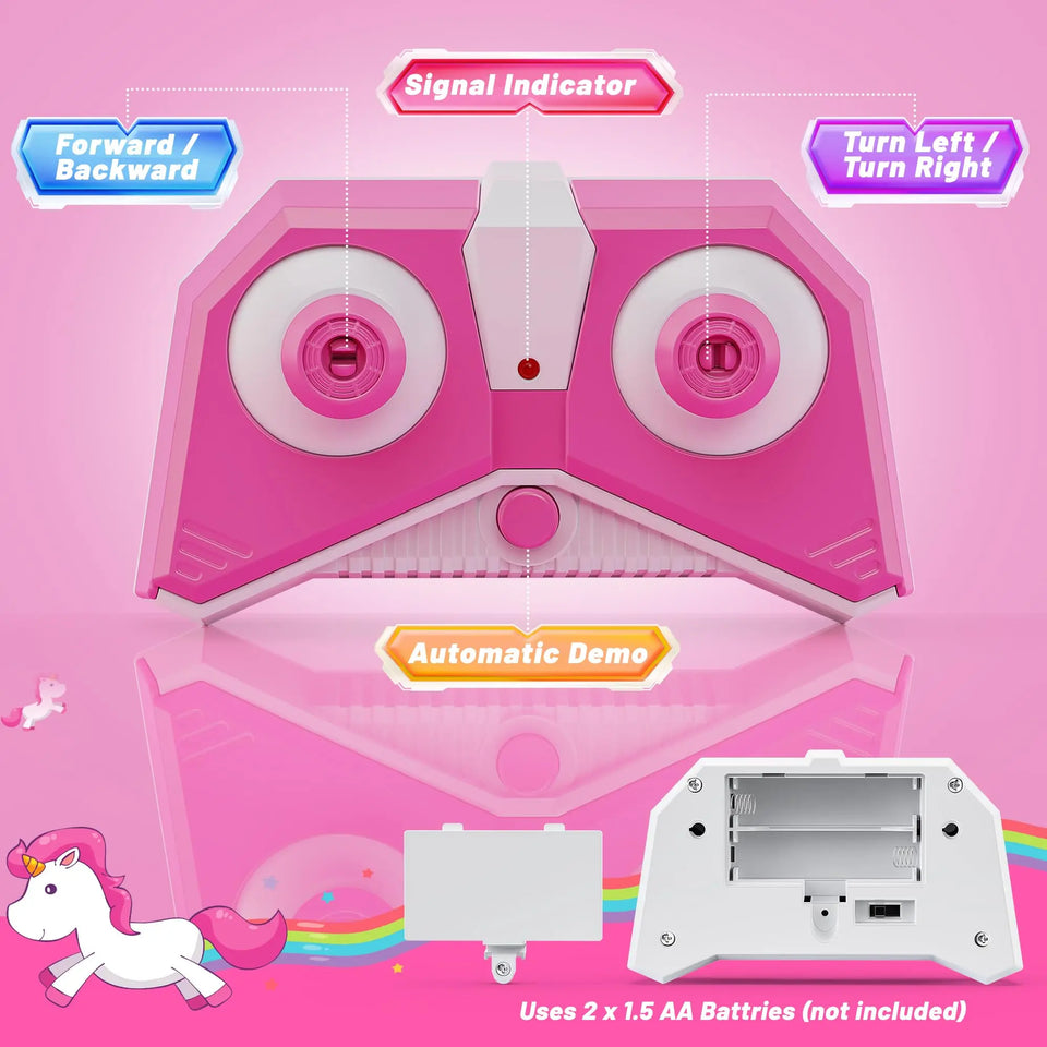 GlowRide – Kleurrijk & actief – Eenhoorn RC-auto