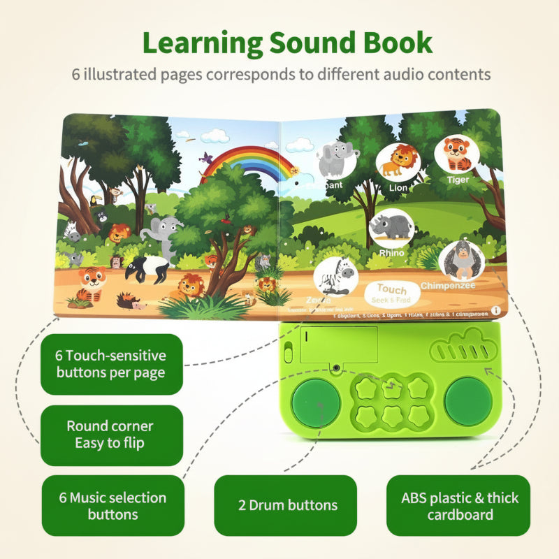 ZooLearning – Creatief & Boeiend – Geluidsboek