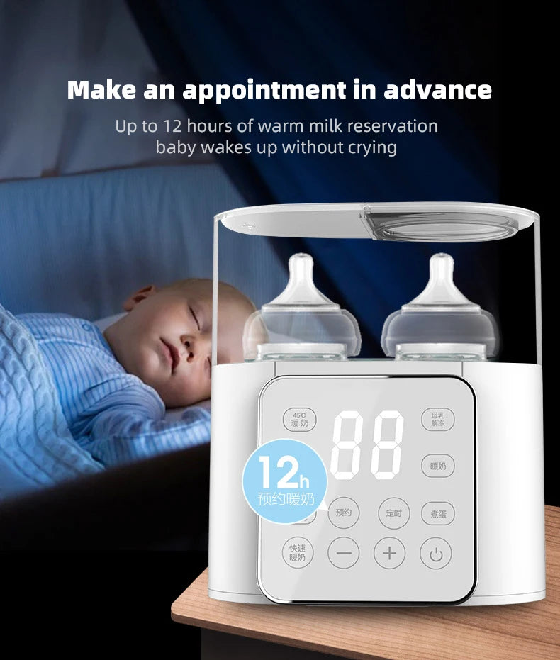 WarmEase - Altijd Perfect Warm - Multifunctionele 9-in 1 Flessenwarmer